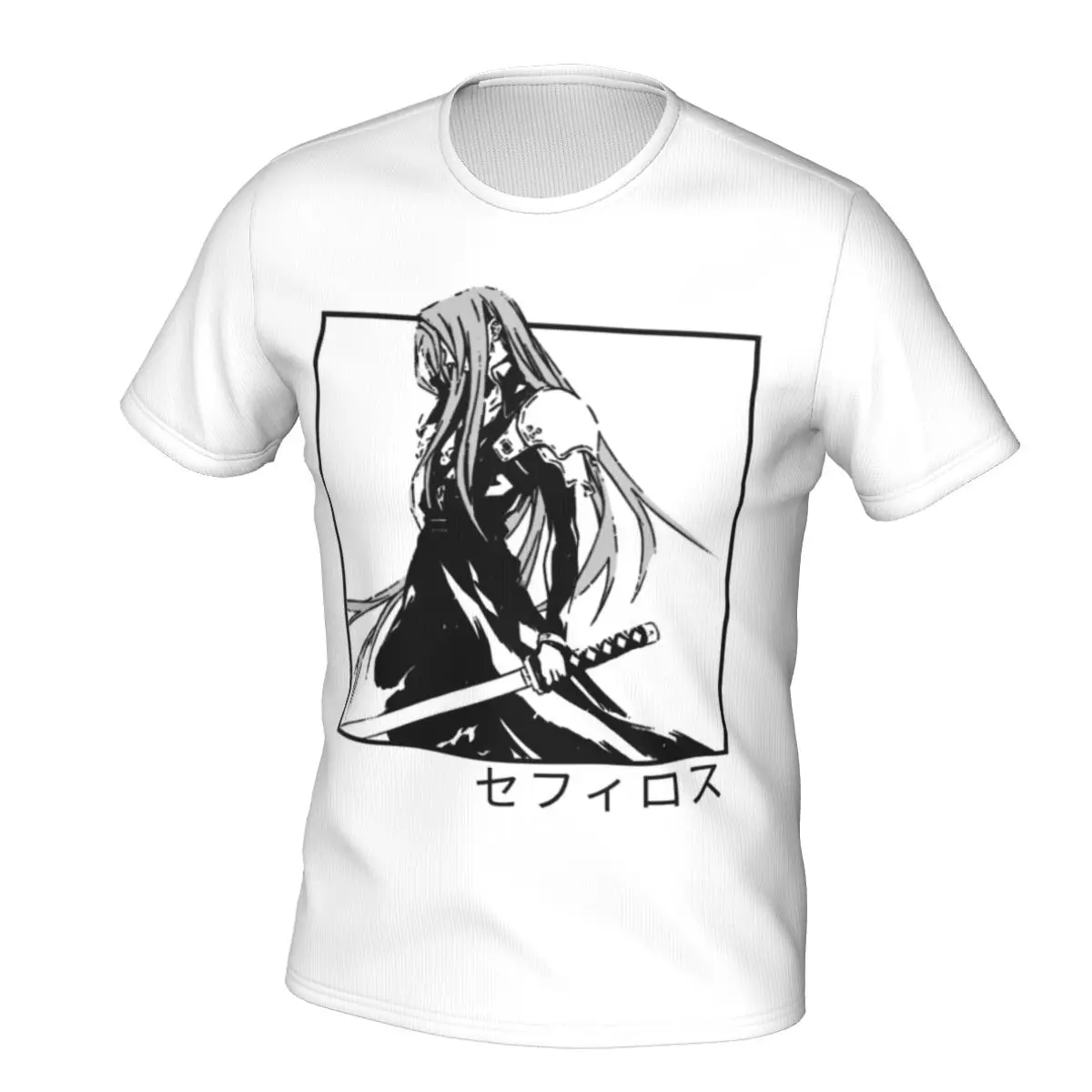 

Футболка Sephiroth Ffvii с рисунком фэнтези и облаков, крутая Мужская футболка для борьбы с видеоиграми, чистые футболки с коротким рукавом, графич...