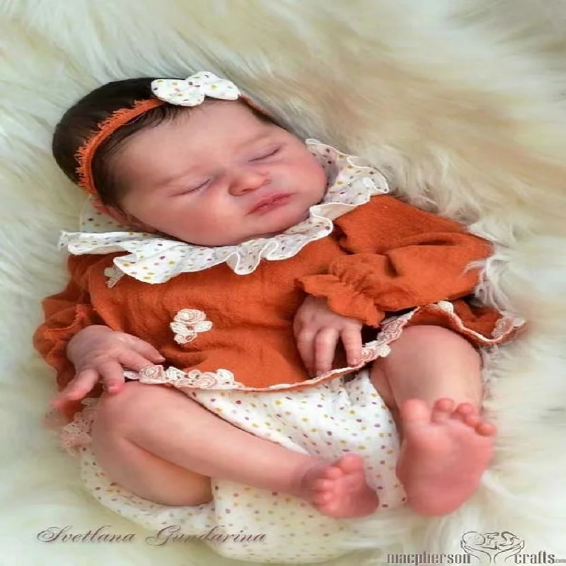 

HAHABABY 20.5 Inches Unfinished Reborn Doll Kit Laura By Bonnie Brown Limited Edition With COA