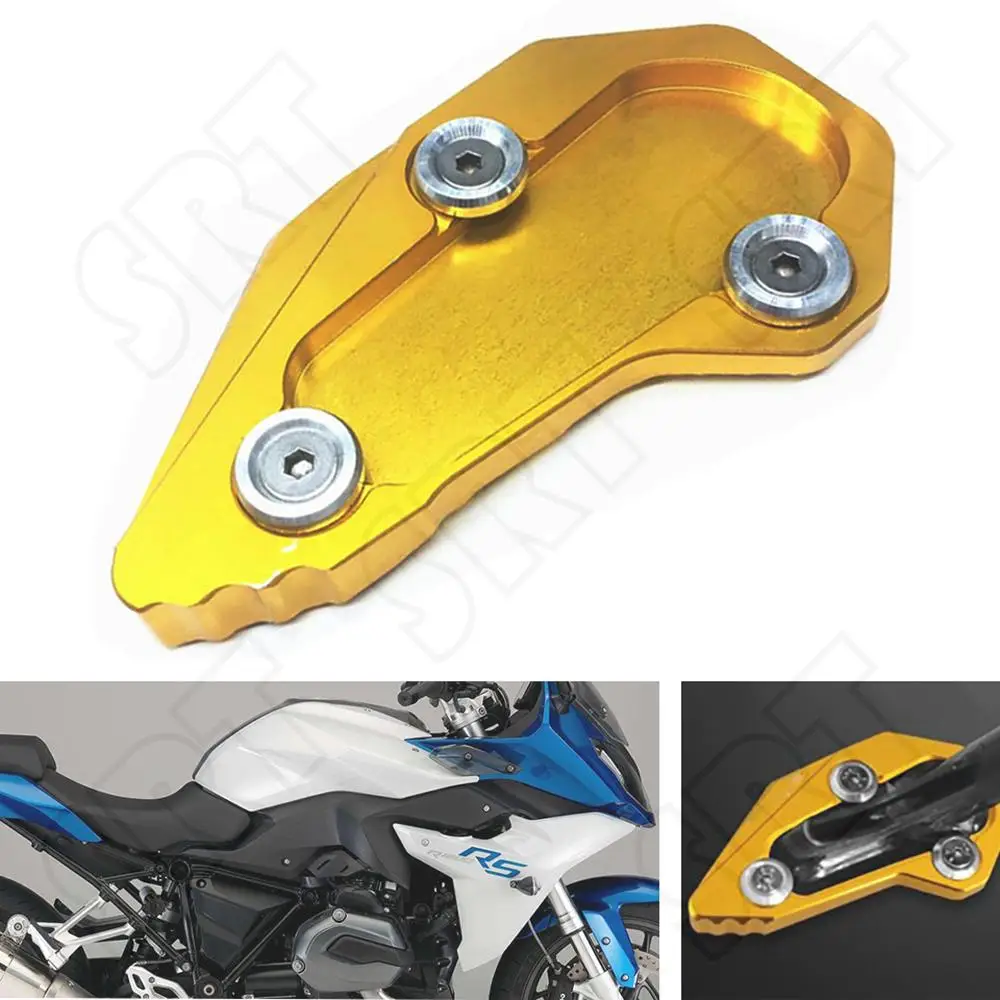 Fits for BMW R1200RS R1200RT R1200R LC R1200 RS R RT 2015-2018 Motorcycle Side parking Kickstand Support Plate Extension Pad