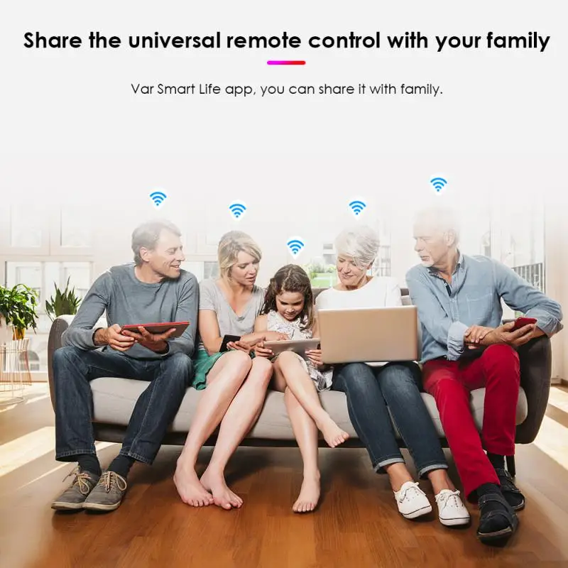 Умный ИК-пульт дистанционного управления TUYA Smart WiFi Tuya для умным домом телевизора