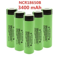 new original ncr18650b 3 7v 3400 mah 18650 lithium rechargeable battery for flashlight batteries