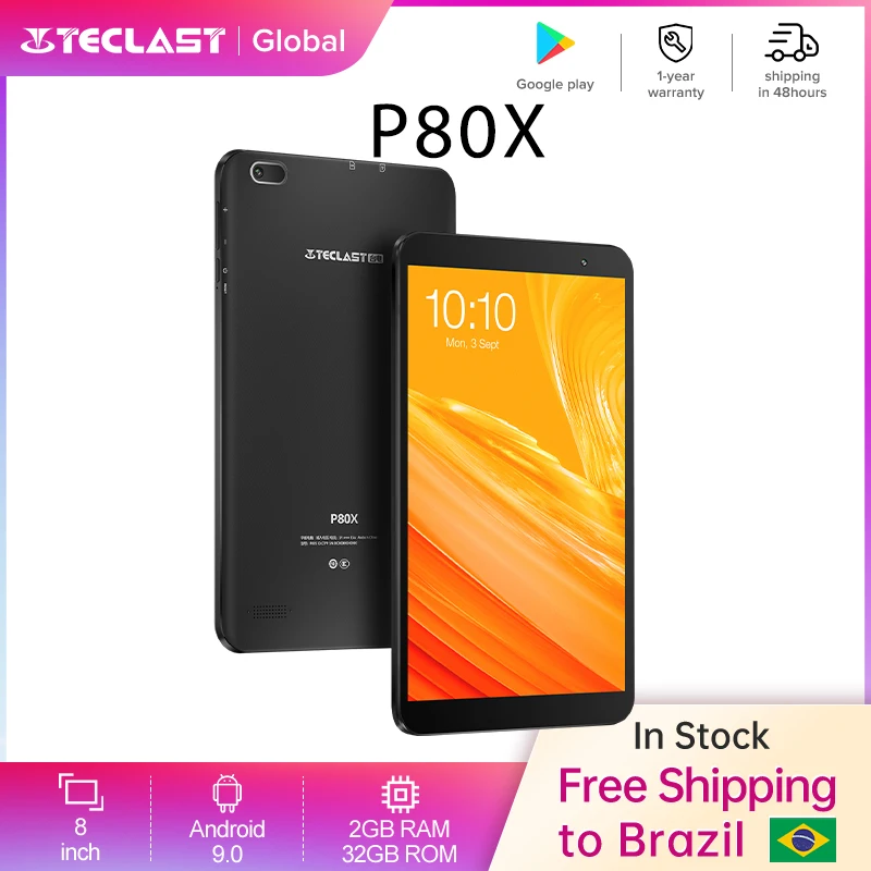 

Планшет Teclast P80X, 8 дюймов, 2G LTE, Восьмиядерный процессор SC9863A, Android 9,0, 1280x80, IPS, ОЗУ 2 Гб, ПЗУ 32 ГБ, двойная камера, GPS