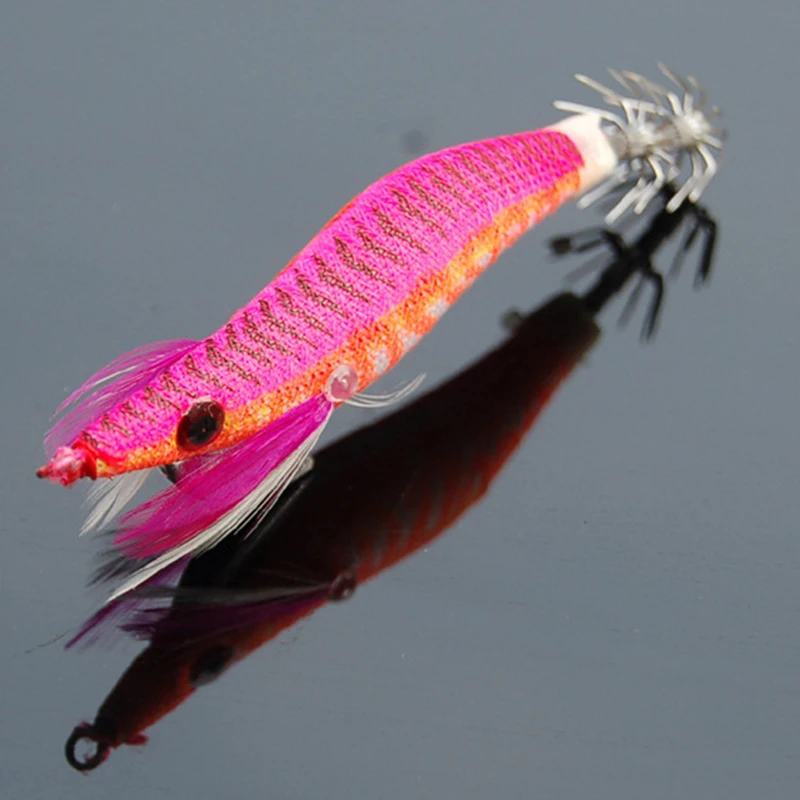 

5PCS 9g Squid Jigs Fishing Lures Squid Hook Luminous Jigging Fishing Lures Octopus Bait Fishing Tackle Saltwater Fishing Bait