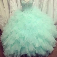 angelsbridep sweetheart ball gowns quinceanera dresses vestidos de 15 anos high quality orangza formal princess party gowns
