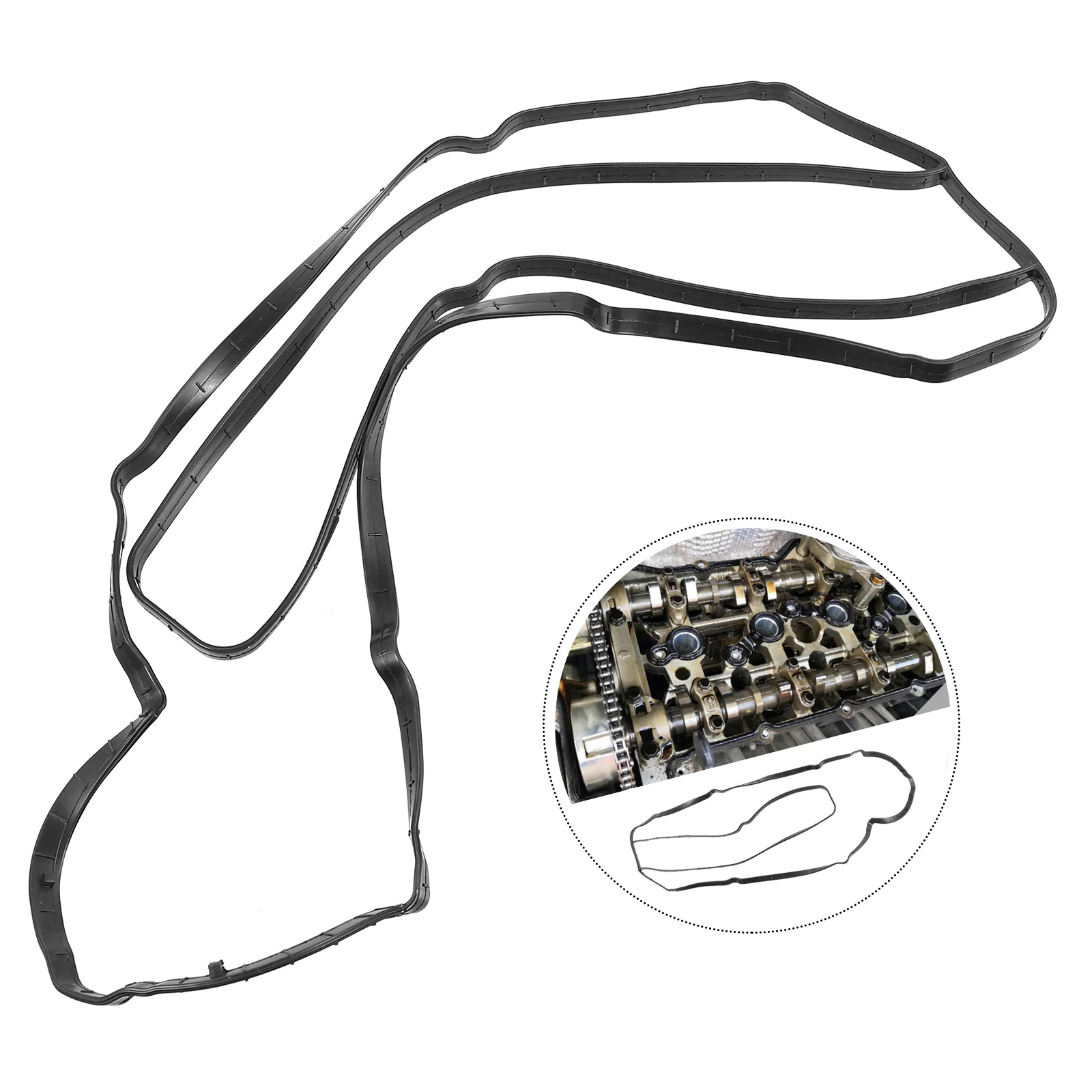 

1 Set Cover Gaskets Rocker Cover Gasket Compatible for Focus