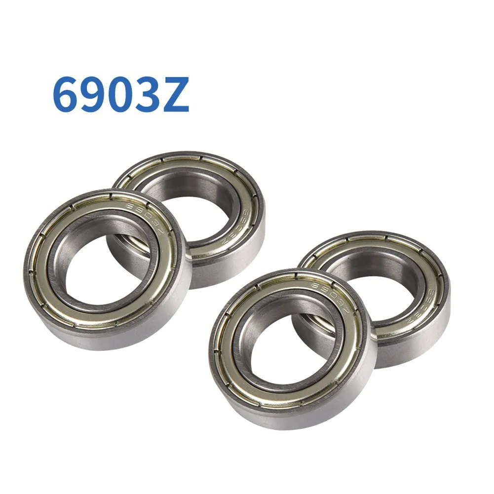 

2pcs MTB Bike Bearing 6903-ZZ Radial / Deep Groove Ball Bearing 17mm X 30mm X 7mm Double Shield Mountain Bicycle Cycling Parts