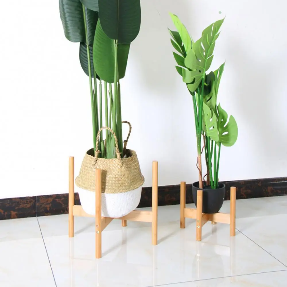 Деревянная подставка для растений бытовой сад балкон цветочный горшок