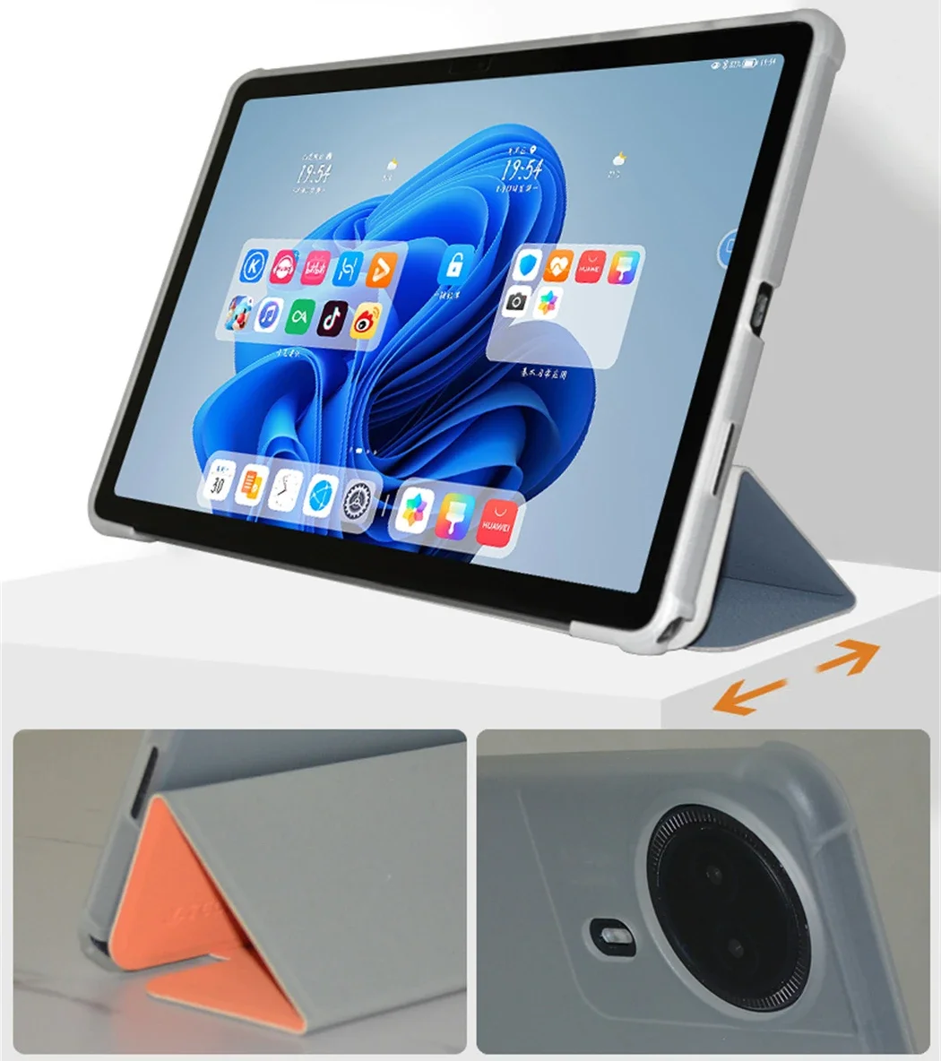 Умный чехол для Teclast T50HD T50Max P50 2023 планшетов искусственная кожа с мягкой задней