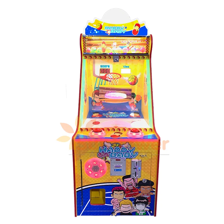 Factory Price Indoor Coin Operated Games for Malls Kids Basketball Machine