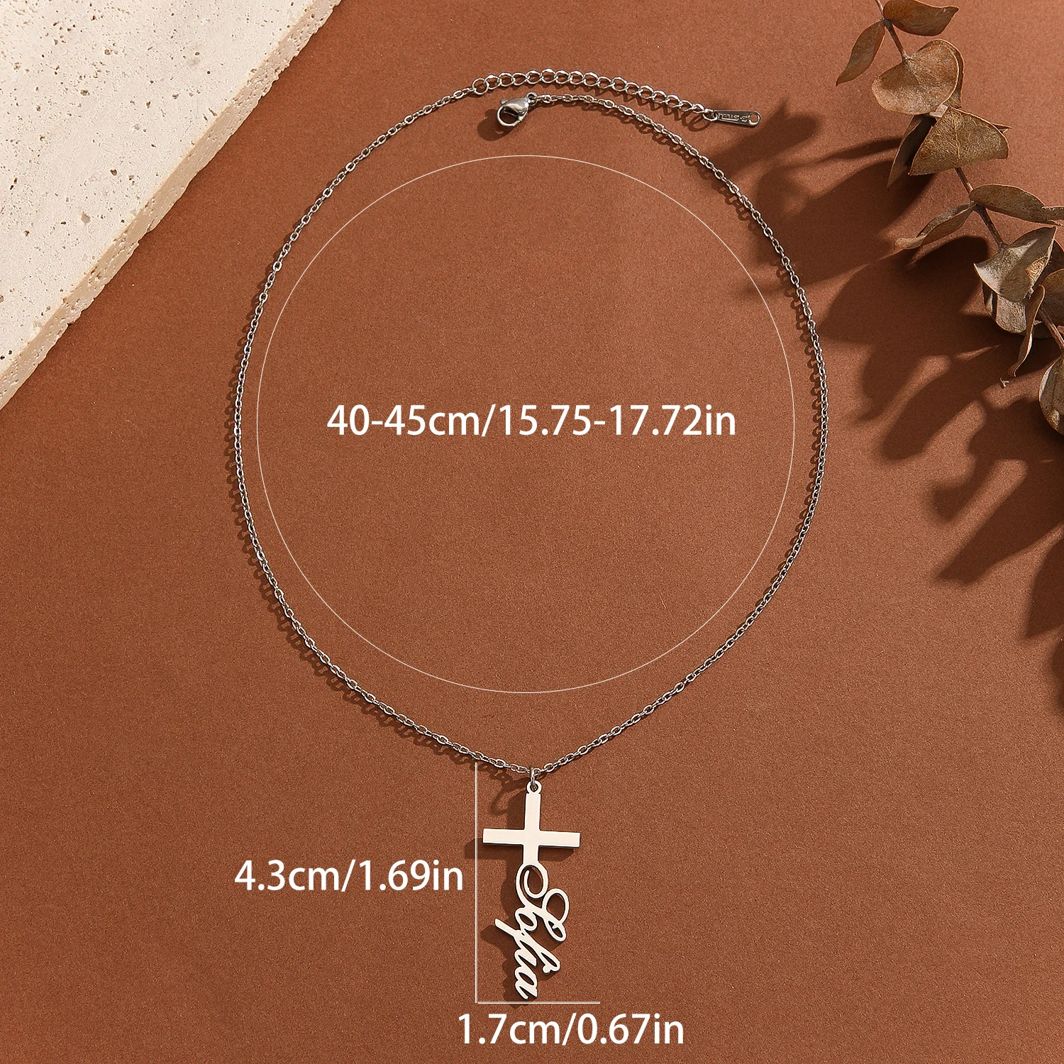 1 шт. персонализированный пасхальный подарок из нержавеющей стали