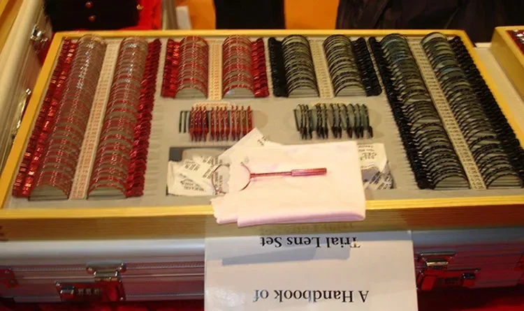 Оптический пробный набор объективов стандартный металлический оптический обод