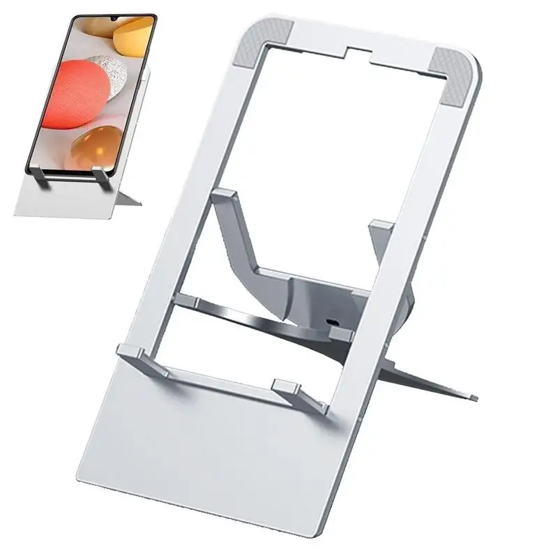

Foldable Tablet Mobile Phone Desktop Phone Stand ForiPad ForSamsung Desk Holder Adjustable Desk Aluminum Alloy Smartphone Stand