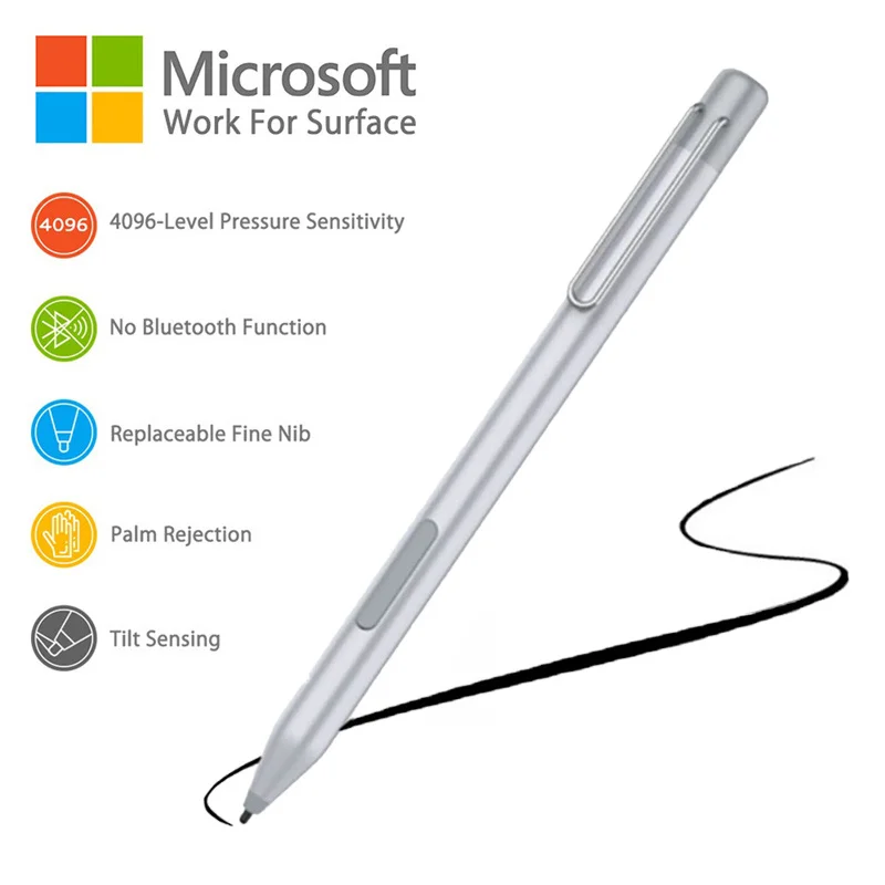 Металлический стилус для Microsoft Surface Go Pro7/6/5/4/3/book электронный ноутбука