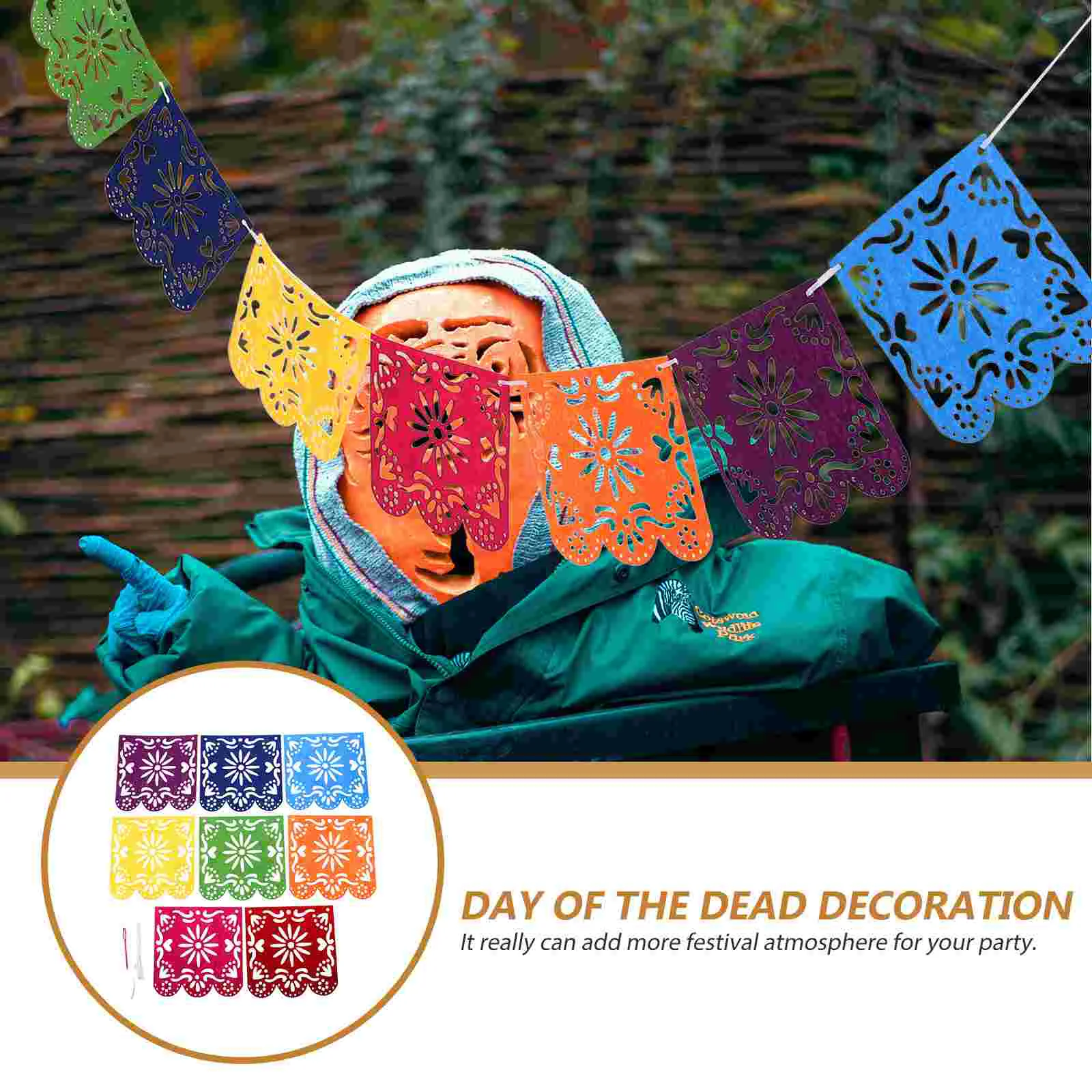 Вырезанный баннер с бумажными вырезами Декор фототреугольник