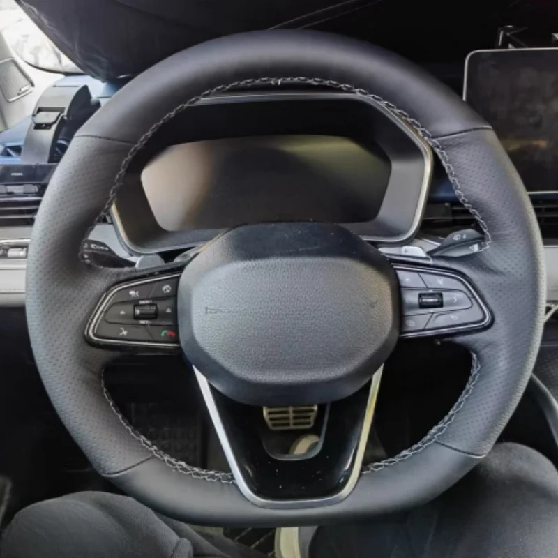 

Искусственная микрофибра для вентиляции кожи Geely Monjaro Okavango 2020 - 2024 Atlas Emgrand D автомобильные аксессуары