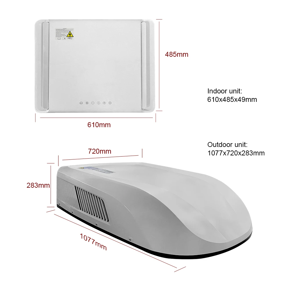 R32 220 В Gree Puremind RV Caravan Кондиционер на крыше Автомобильный кондиционер Охлаждение