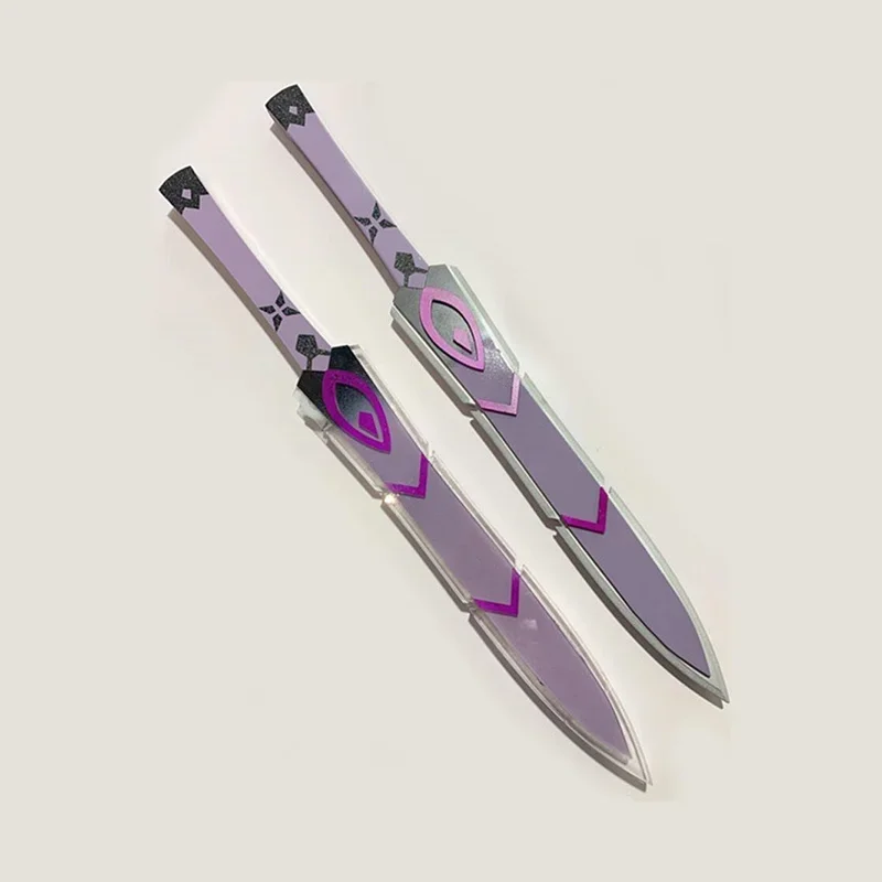 gorąca gra Genshin Impact Kuki Shinobu Cosplay świecąca broń bicz krótki miecz Halloween rekwizyty na przyjęcie bożonarodzeniowe pokaz