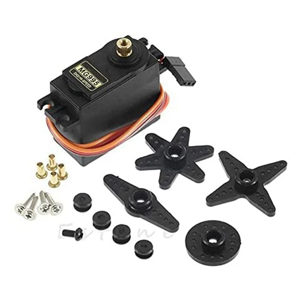 4 шт. сервомотор для MG995 Control Angle180 металлический 20 кг цифровой высокоскоростной с