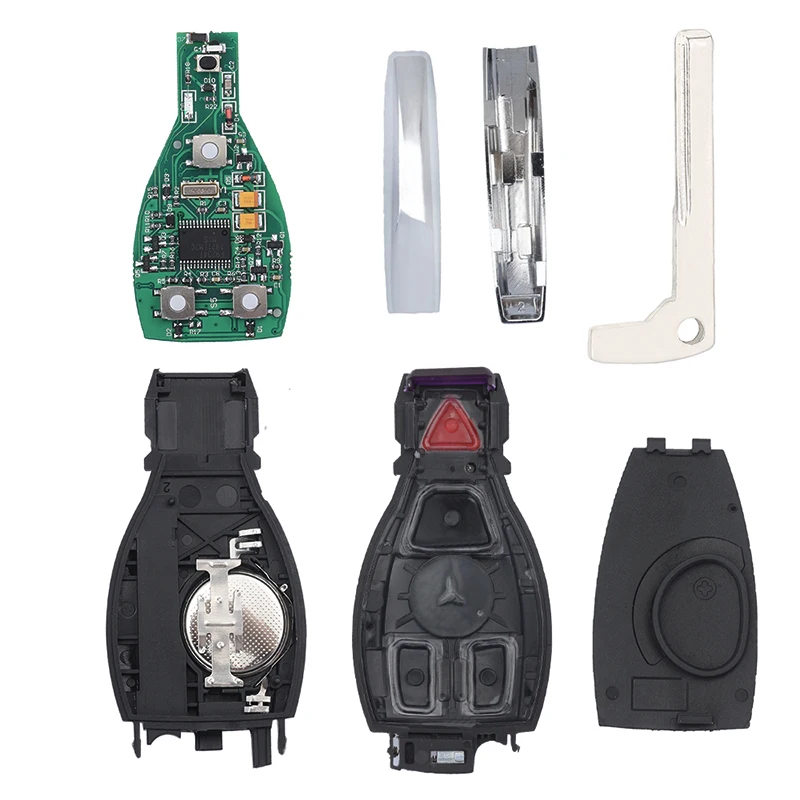 DIYKEY 3 / 4 кнопочный фонарь с кнопками 315 МГц/433 МГц для сумки и NEC Mercedes-Benz 1997 - 2016