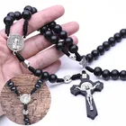 Новинка, 4 вида, ручная работа, круглые деревянные бусины, брикет, ожерелья для женщин, ювелирные изделия, подарки для матери