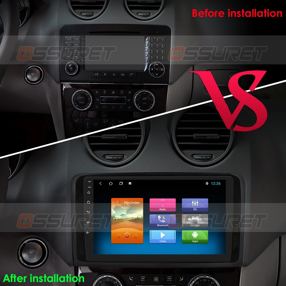 Android Car Radio for Mercedes-Benz ML-Class W164 GL-Class X164 GL320 ML280 2005-2012 Carplay Multimedia Player GPS | Автомобили и