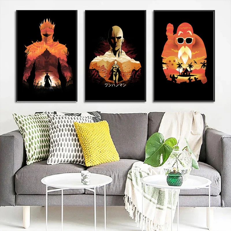 

Japanese Classical Anime Dragon Ball HD Print Poster Naruto Canvas Painting Modular Picture Home Room Wall Art Decor Cuadros