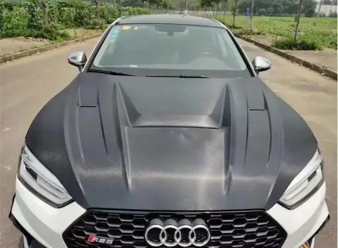 Новинка! Капот из углеродного волокна для Audi B9 A5 S5 RS5 Sportback 2017 2018 2019 передняя Крышка