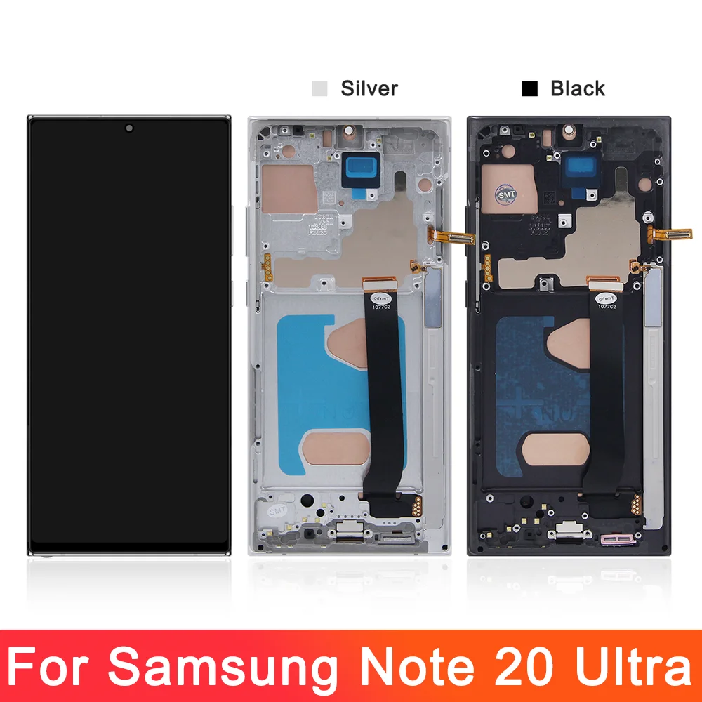 Супер OLED для Samsung Note 20 Ultra N986B N985 N985F ЖК-дисплей Note20 5G SM-N986F Сенсорный ЖК-экран с