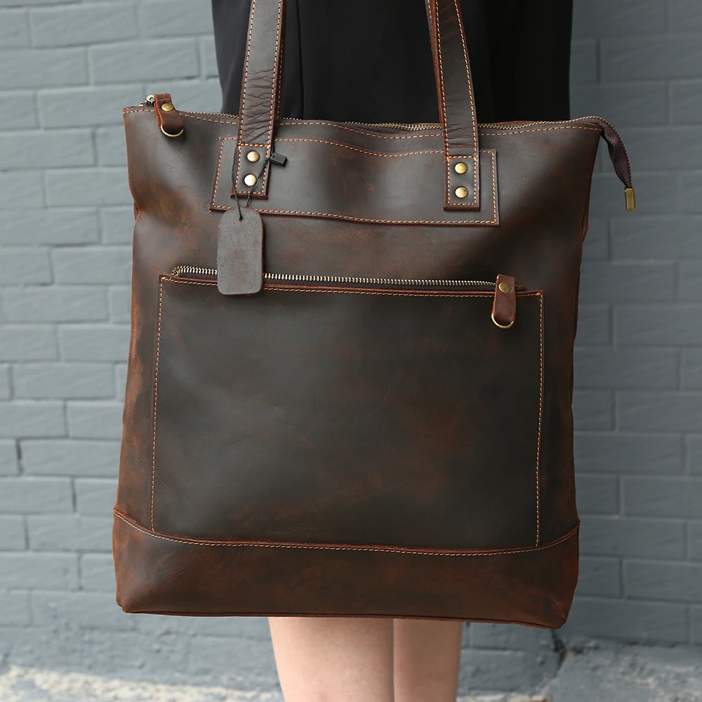 Luxury Vintage For Men Business Messenger Male Fashion Casual Handbag Man Bags Cow Leather Shoulder Bag
