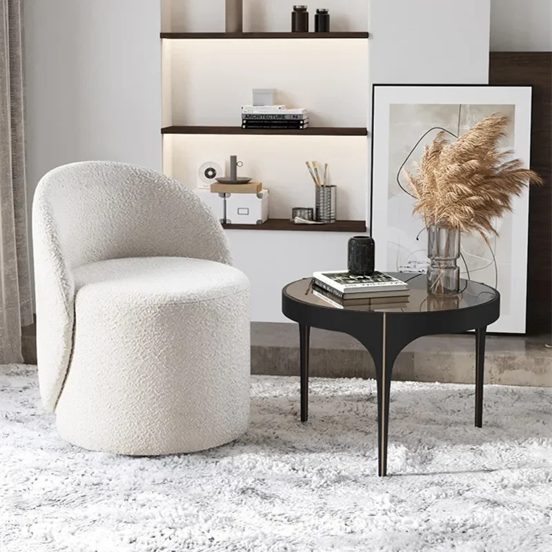 Роскошный подвесной стул для спальни Минималистичная спинка подставка под