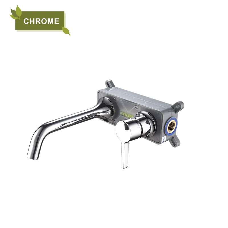 

Черный керамический настенный смеситель для раковины