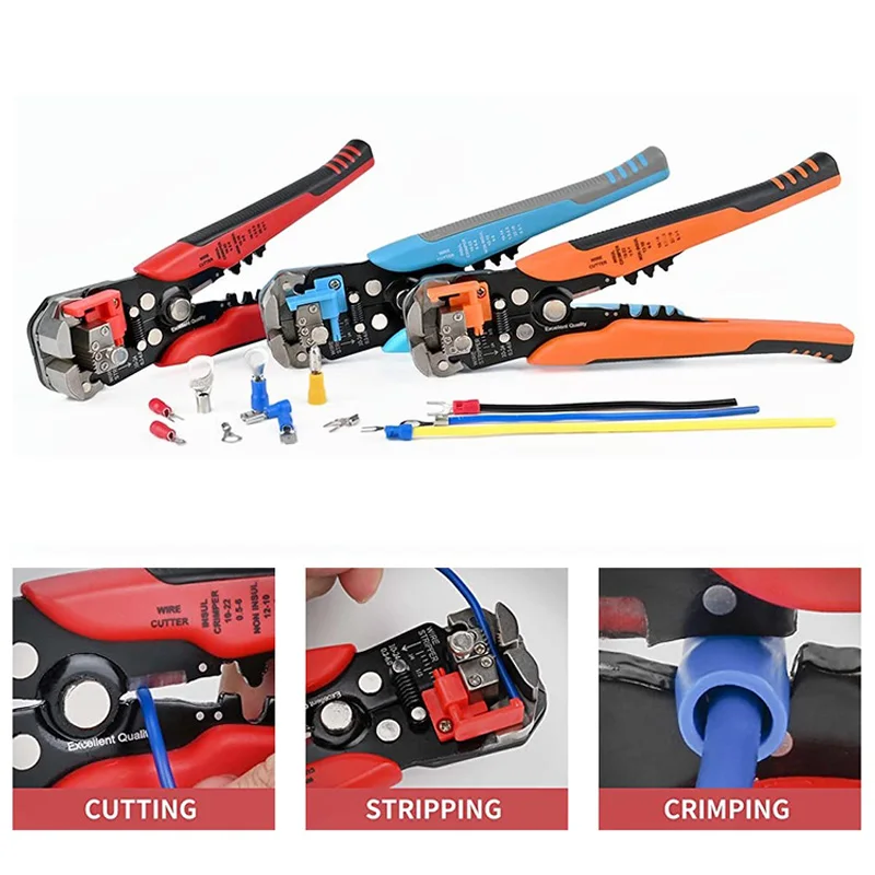 

Многофункциональные плоскогубцы, инструмент для зачистки проводов, автоматический резак для зачистки проводов, обжим проводов, электрика, ремонтные Клещи для обжима клемм