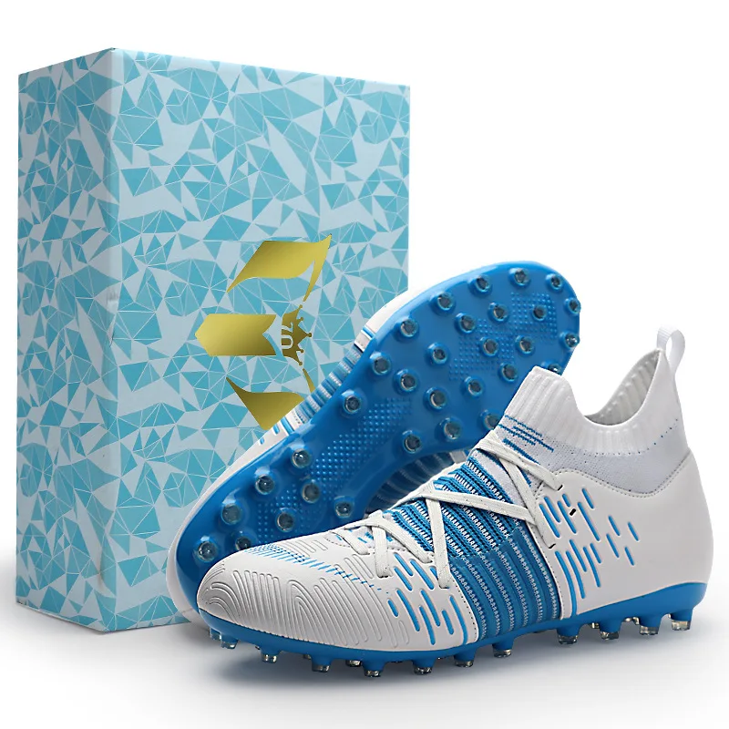 Unisex Soccer Shoes 2022 New High-top Men and Women Competition Sports Shoes Student Professional Training Shoes Sneakers