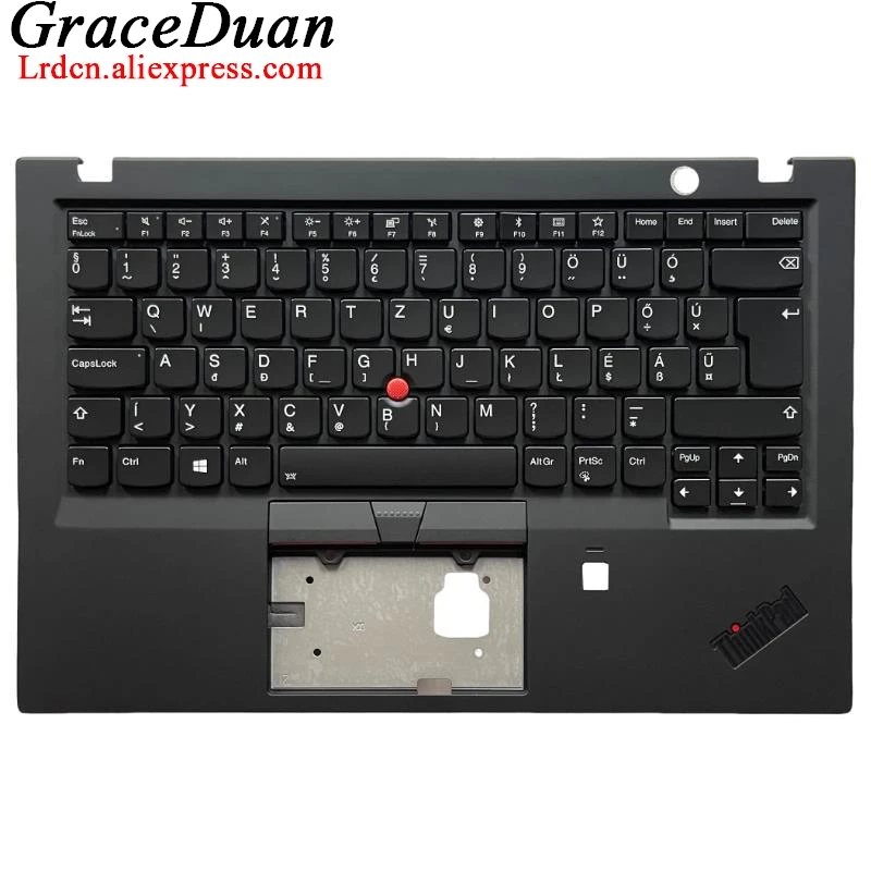HU Угорский черный верхний чехол для клавиатуры упор рук Lenovo Thinkpad X1 Carbon 6-го