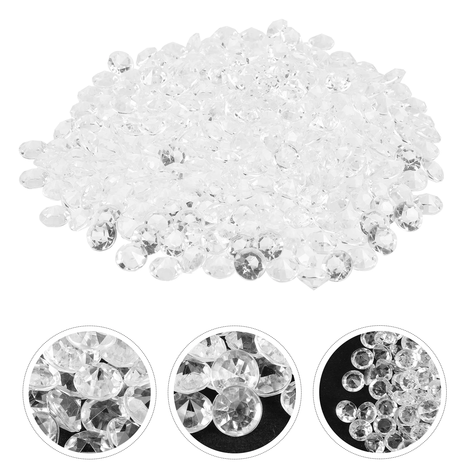 1000pcs Clear Vase Filler Beads Diy Crafts Table Vase Vase Fillers Vase Fillers For Home Decor Beads Vase Filler