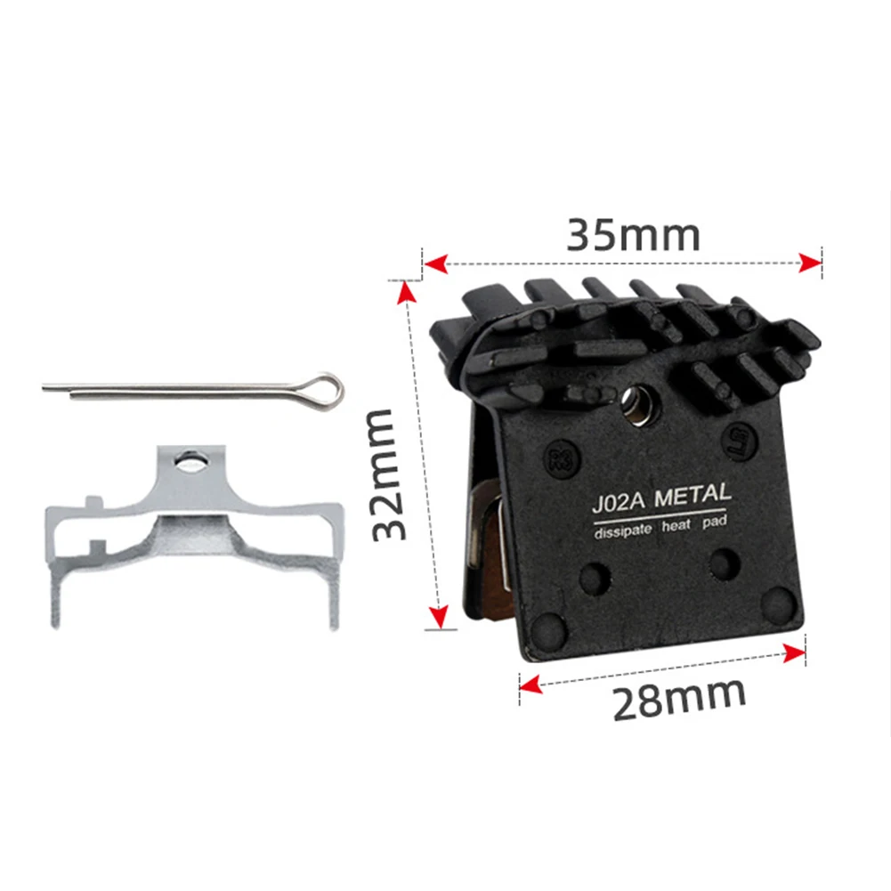 1 пара велосипедных металлических дисковых тормозных колодок для Shimano BR