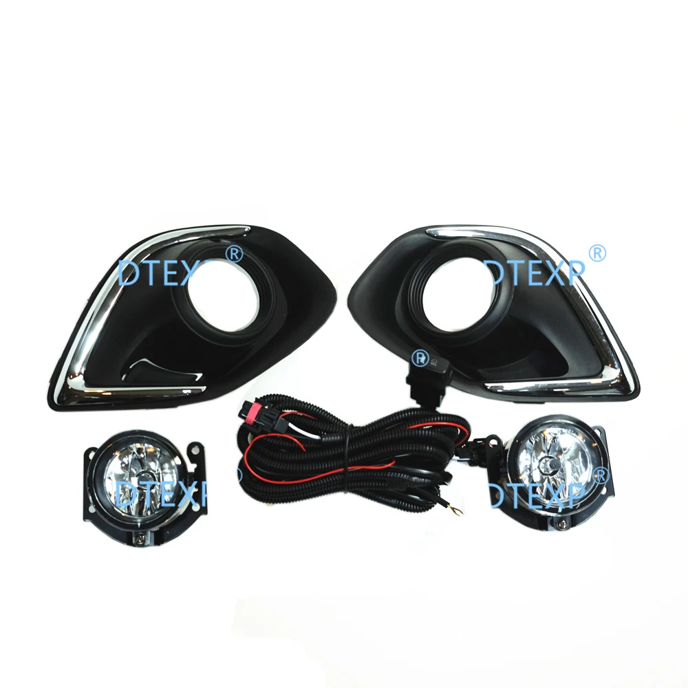 Full Set 2013-2015 Fog Lamp Set For ASX RVR Front Light For Outlander Sport 2013-2014 With Wire And Switch Led Drl