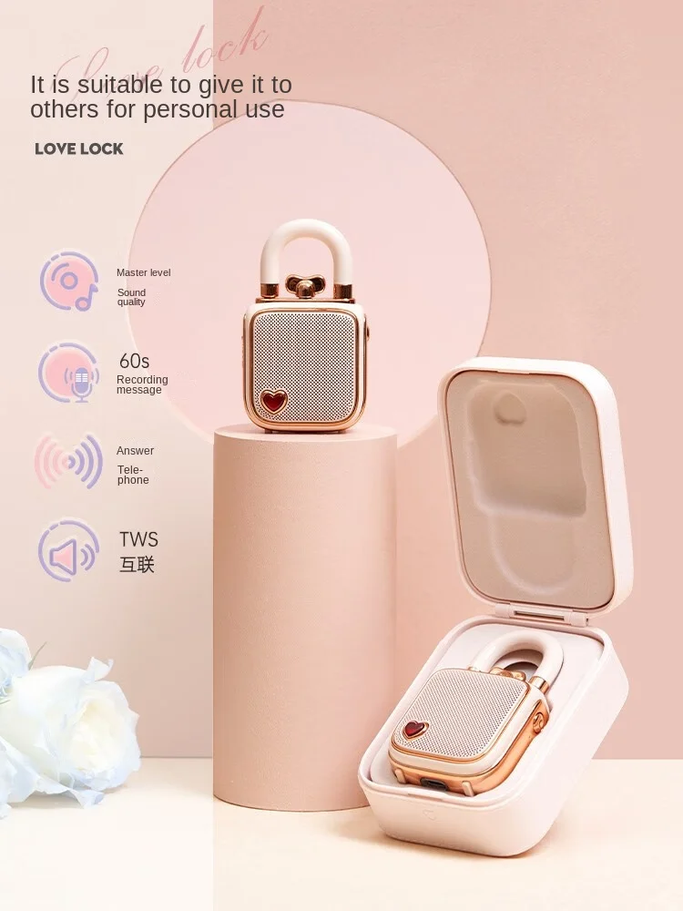 Divoom Dot Tone Bluetooth Speaker Mini Wireless Small Speaker Birthday Gift Girls Confession Concentric Lock Gramophone