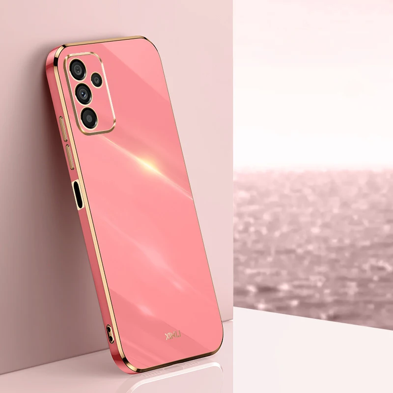 

Luxury 6D Plating Case For Samsung A14 5G A 14 1 4 14A Soft Silicone Armor Shockproof Cute Phone Cover for Galaxy A14 SamsungA14