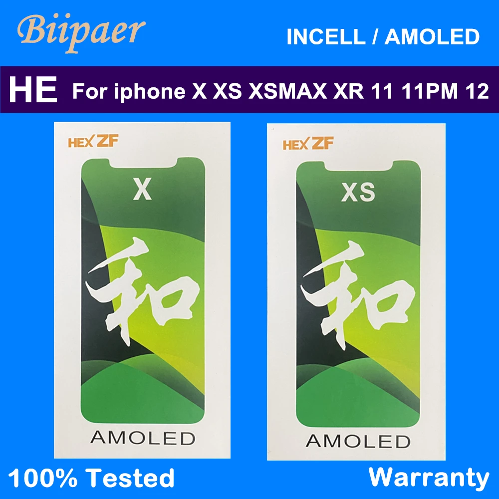 

ЖК-экран для iPhone X XS 11 XSMax XR 11 Pro Max Pantalla HE AMOLED, ЖК-дисплей для iPhoneX 12 12Pro, сенсорный экран Incell XR 11