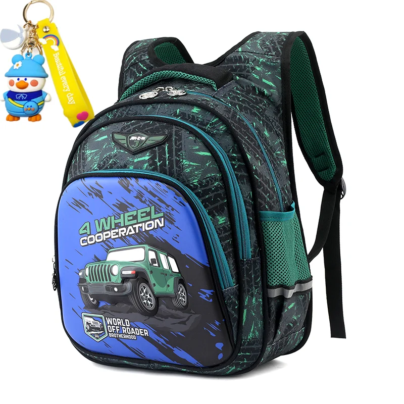 Waterproof children School Bags For Girls Boys Kids Schoolbag cartoon 3D Primary Orthopedic school Backpack book bag Grade 1-3-6