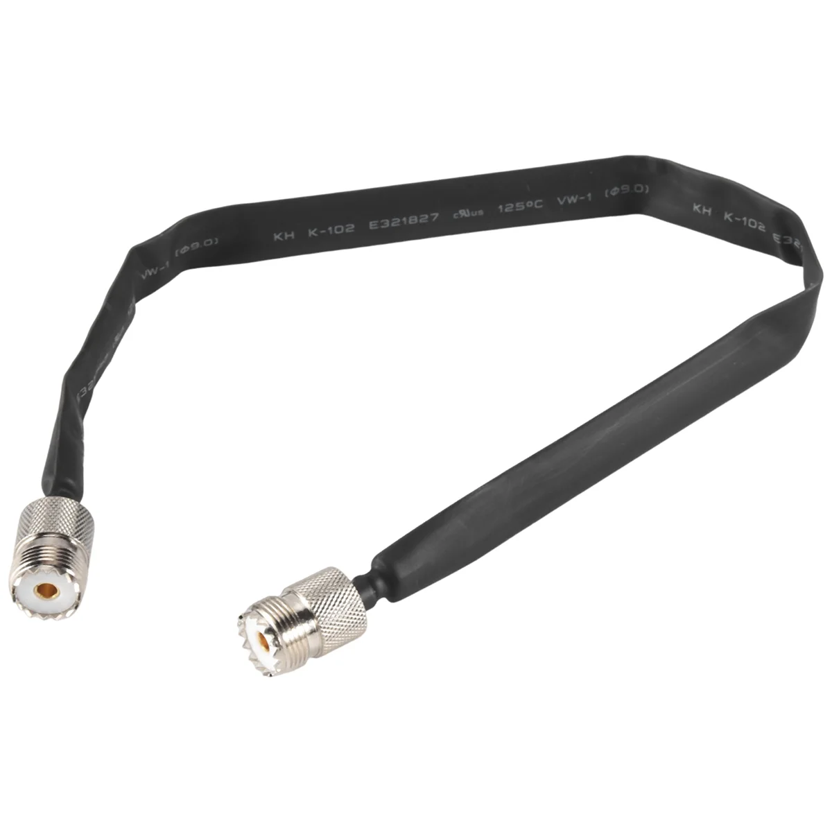 Плоский коаксиальный радиочастотный кабель для двери/окна SO239 UHF мама на 50 Ом