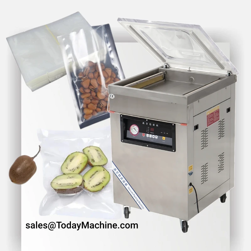 

Big bag external vacuum sealing machine brick shape beans nuts vacuum packaging machine vertical plastic bag sealer