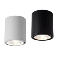 rotating led downlight cob surface mounted ceiling lamp 5w7w24w20w15w12w9w adjustable spot light ac90 260v