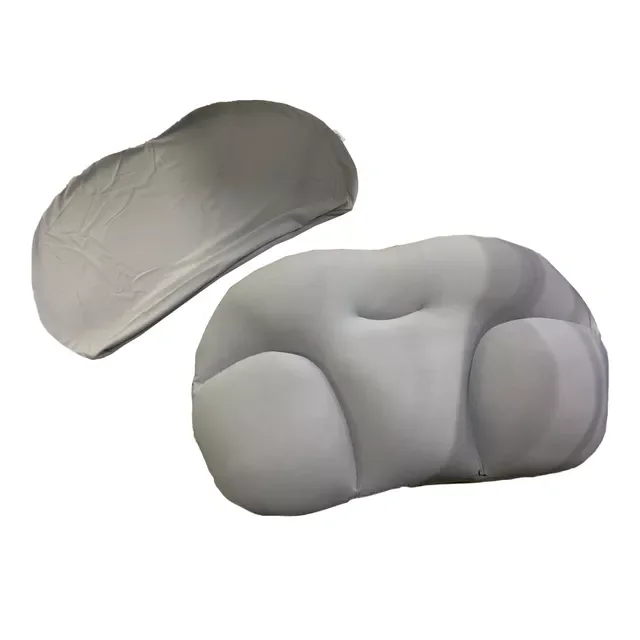 

Ergonomic Pillows 3D Cloud Pillow With Pillowcase Soft Neck Support Egg Groove Design Sleep Pillow
