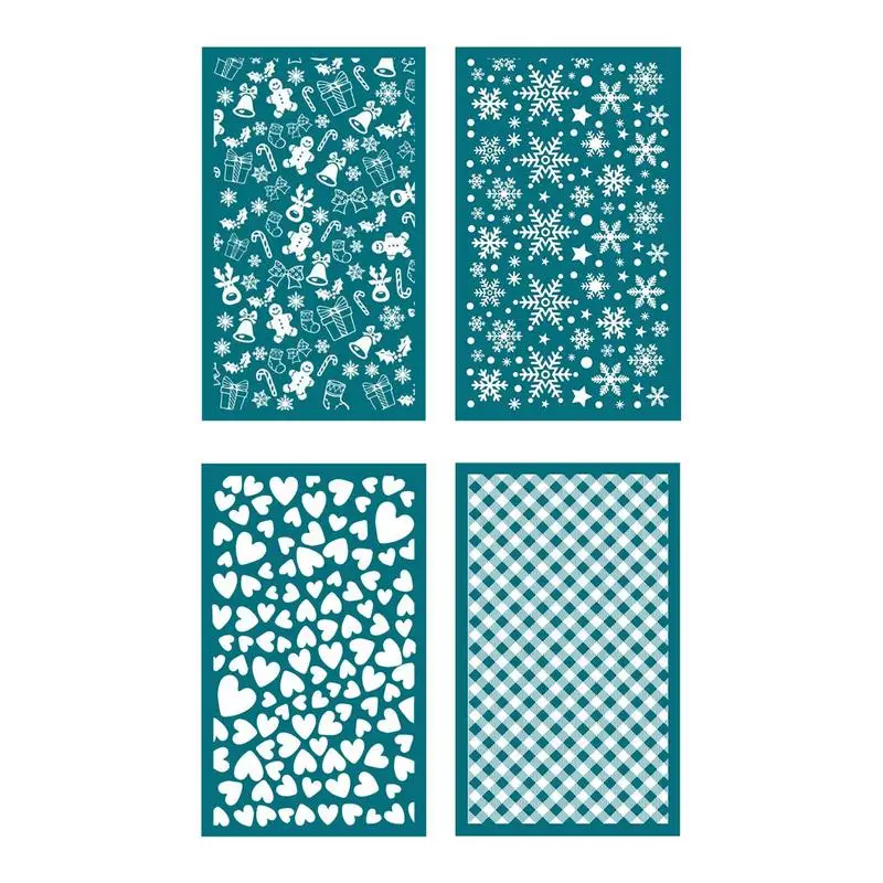 

Silk Screen Stencils Premium Quality Reusable Silk Screen Print Kit For Printing Clay Stamp Jewelry Earrings Decoration Template