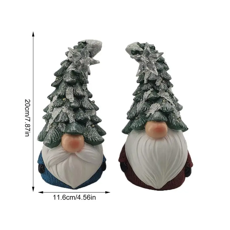 Светящиеся рождественские гномы домашние разноцветные лампочки 2X декоративная