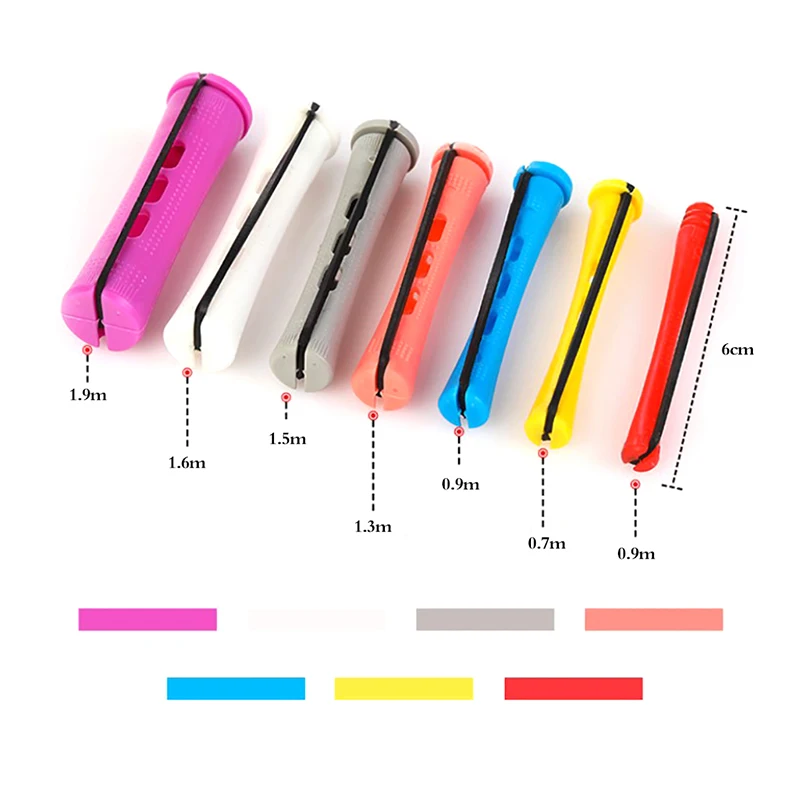 

10Pcs Perm Rods Hair Rollers With Hair Cold Wave Perm Rods Hair Curler Silky No Heat Healthy For Women Girl