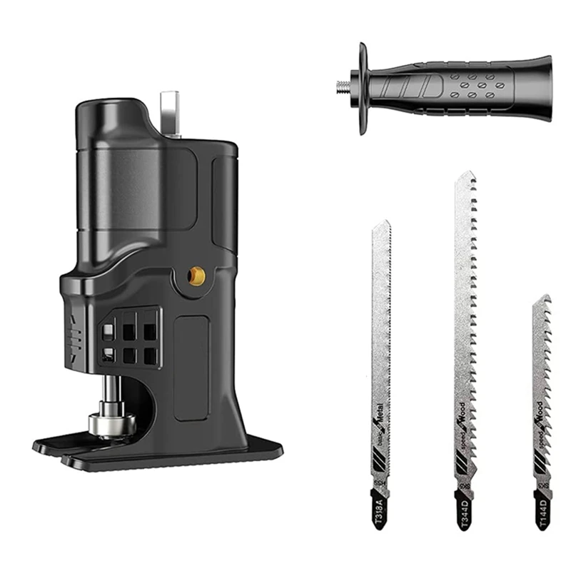 

Преобразующая головка отвертки, электрическая дрель в электрическую пилу, Сабельная пила, бытовые многофункциональные инструменты для дерева