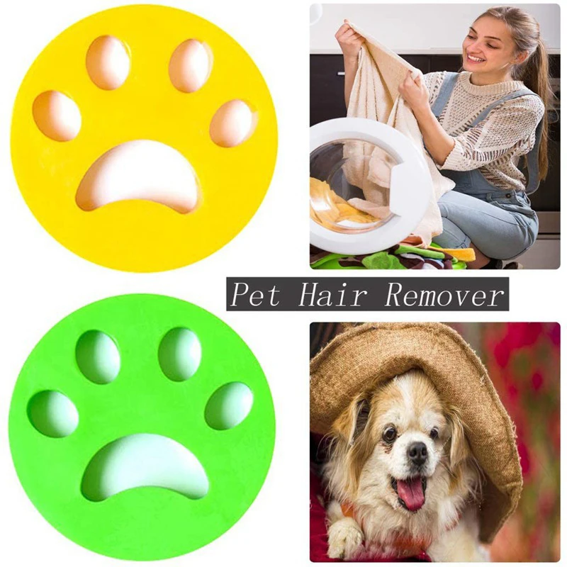 

2/4pcs Pet Hair Remover Reusable Cat Dog Lint Washing Machine Hair Remover Catcher Filtering Ball Cleaning Laundry Accessories